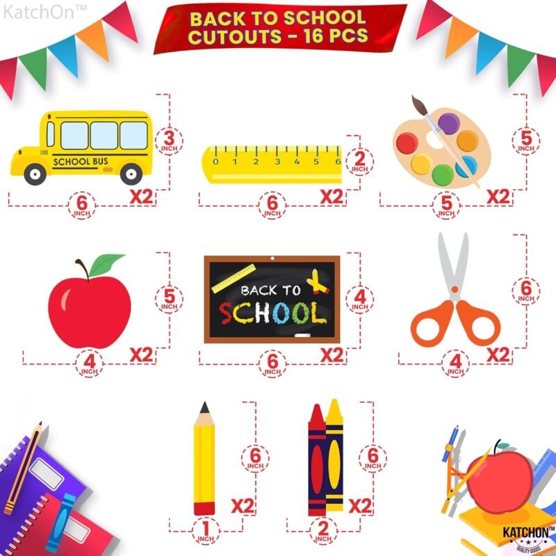 KatchOn, Hanging Swirls for Back To School Decorations - Pack of 46 | Back To School Party Decorations | Back To School Hanging Decorations | First Day of School Decorations | Classroom Ceiling Decor - Image 3