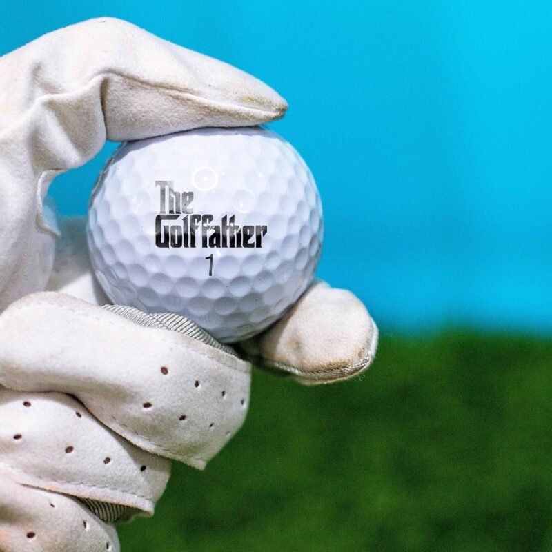 Shanker Golf Balls - The Golf Father Edition - Funny Joke Gift for Dad Golfers - Sleeve of 3 Tournament Golf Balls - Perfect Gag Gift for Fathers Day, Birthdays, Grandpa - Image 2