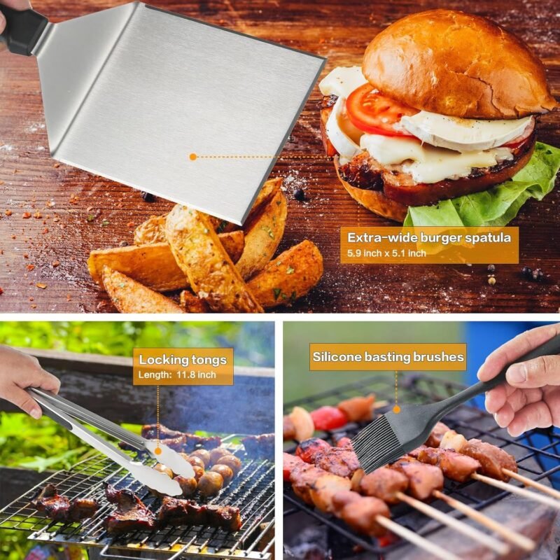 Dad Gifts from Daughter Son for Father's Day Birthday Christmas,Cool BBQ Dad Gifts Set for Outdoor Grill Barbecue,Best Gifts for Father in Law,Step Dad,First Time New Dad,Expectant Dad,Elderly Dad - Image 5