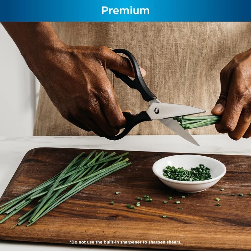 Ninja K32017 Foodi NeverDull Premium Knife System, 17 Piece Knife Block Set with Built-in Sharpener, German Stainless Steel Knives, Black - Image 8