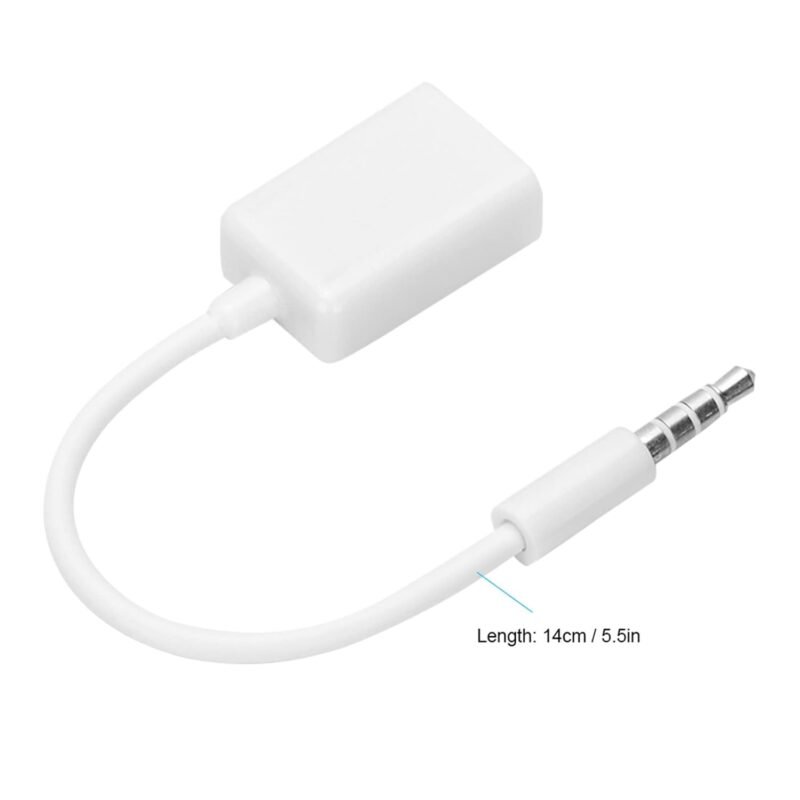 ASHATA Audio Cable 3.5mm Male to USB Female, USB Female to Aux Jack Male Audio Cable 3.5mm Auxiliary Adapter Converter Cable for Stereo Car with AUX Audio Jack - Image 9