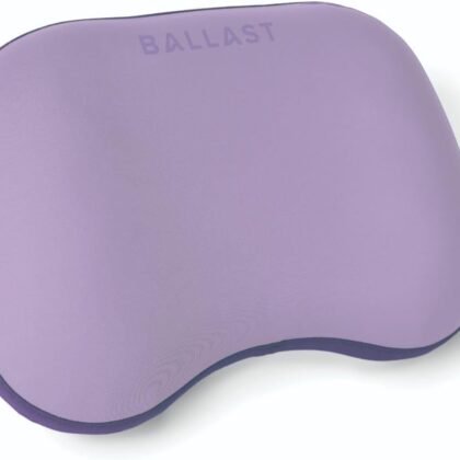 Ballast Beach Pillow - A Comfy Inflatable Camping Pillow That Stays Put On Windy Beaches, Great for Pools, Festivals, and Camping - Starlight Purple (Standard Edition)