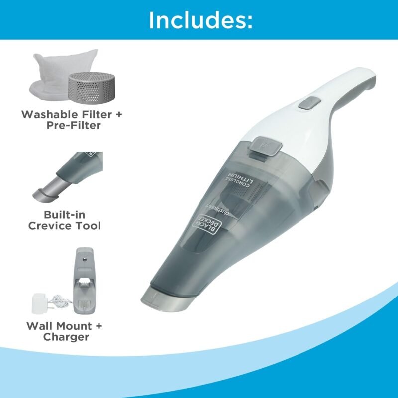 BLACK+DECKER dustbuster QuickClean Cordless Handheld Vacuum (HNVC215B10) - Image 2