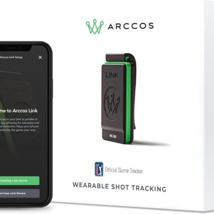 Arccos Link: Track Your Golf Game Without Your Phone, Compatible with Arccos Smart Sensors & Arccos Smart Grips