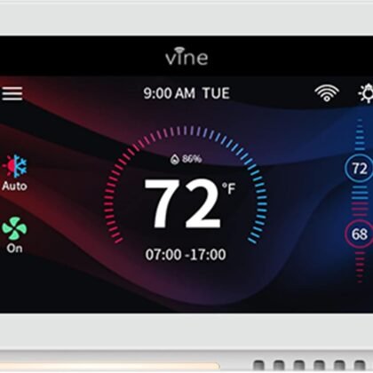 Vine Wi-Fi 7day & 8 Period Programmable Smart Home Thermostat - Wi-Fi TJ-919E, Compatible with Alexa & Google Assistant - 6th Gen…