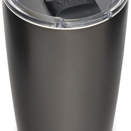 YETI Rambler 20 oz Tumbler Retired Color, Stainless Steel, Vacuum Insulated with MagSlider Lid, Graphite