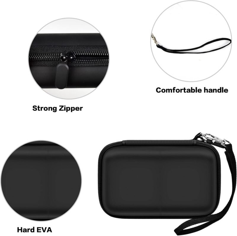 Case for Anker MagGo 3-in-1 for MagGo UFO Charging Station,for Augnner for Iseyyox for Apple MagSafe Duo for LISEN for RTOPSMagSafe Wireless Charger Foldable Magnetic Charging Stand Storage Box-Black - Image 3
