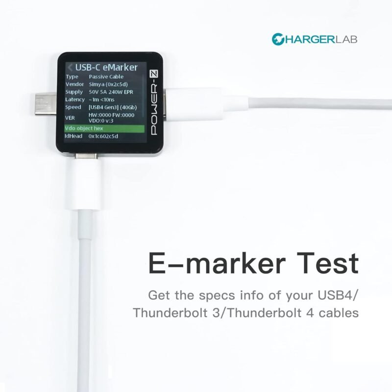 Power-Z KM003C Portable USB-C Fast Charging Tester PD3.1 QC5.0 Digital Voltmeter & Ammeter Power Bank Tester - Image 6