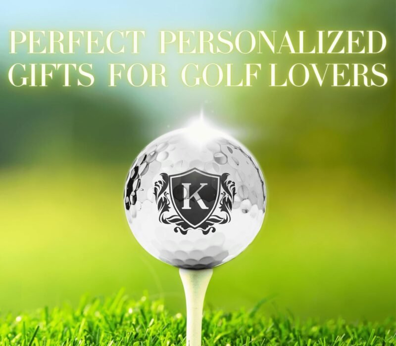 Personalized Golf Balls for Men, Unique Golf Gifts, Cool Accessories for Golfers, Golf Lovers, for Birthday and Christmas, Silver - Image 5