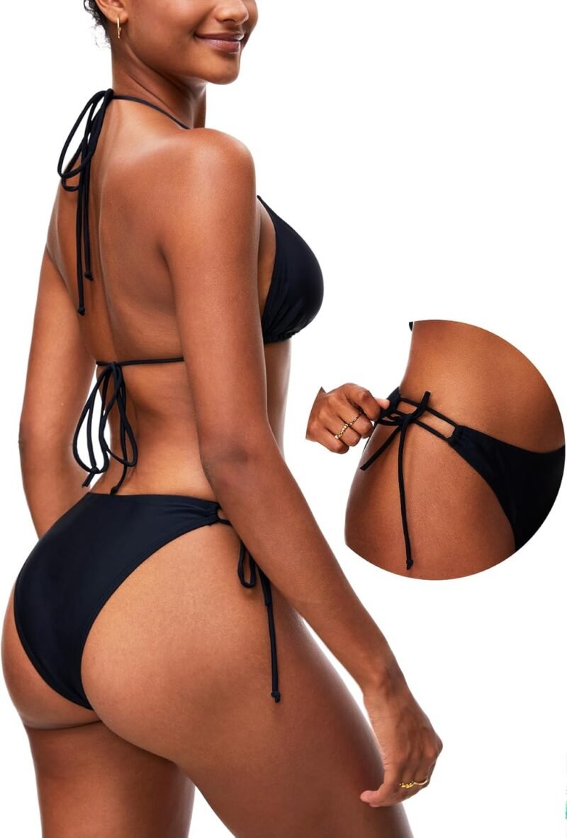 2 Piece Bikini Sets for Women Tummy Control Swimsuits Bikini Tops Full Coverage Bottoms Bathing Suit - Image 5