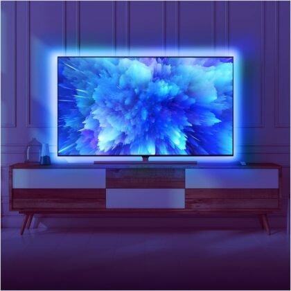 dalattin Led Lights for TV, 32.8ft TV Led Backlight,RGB Led Strip Lights for TV Monitor Music Sync TV Lights Behind USB Powered Color