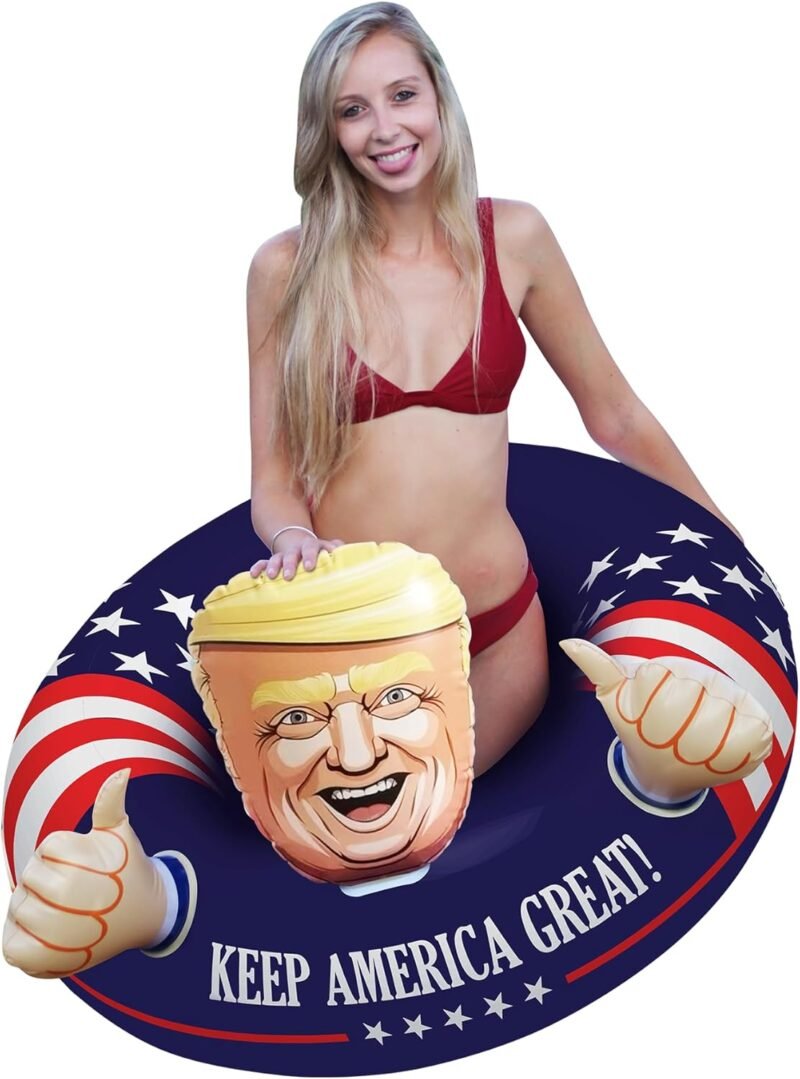 Inflatable Pool Float American Pool Float for Summer Pool Party - Fun Inflatable for Adults and Kids - Image 2