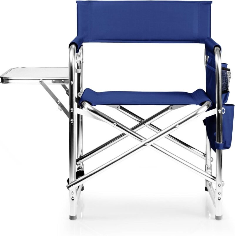 ONIVA - a Picnic Time brand - Sports Chair with Side Table, Beach Chair, Camp Chair for Adults, (Navy Blue) - Image 8