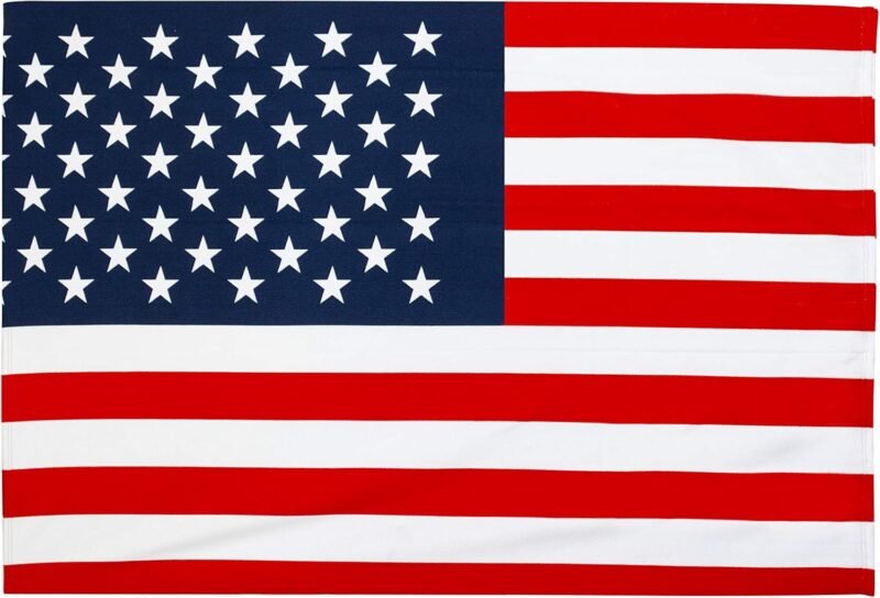 Beach Collection American Flag Soft Towel 40”x60” (Large, Beach Towel Set of 2) - Image 2