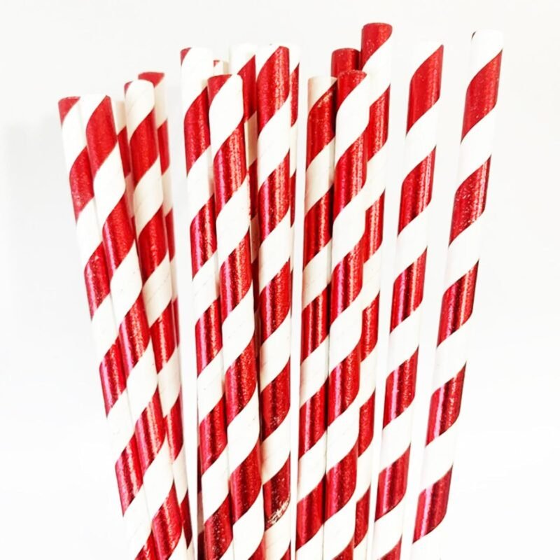 200Pcs Independence Day Paper Straws, American Flag Star Stripe Red White and Blue Drinking Straws for Memorial Day, Election Day, 4th of July Independence Day Party Supplies Decorations - Image 3