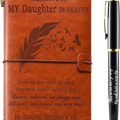 Memorial Gifts for Loss of Daughter, In Memory of Loved One Gifts Refillable Leather Journal, Grief Gifts Loss of Daughter Sympathy Gifts , Bereavement Gifts for loss of Daughter, Letters to My