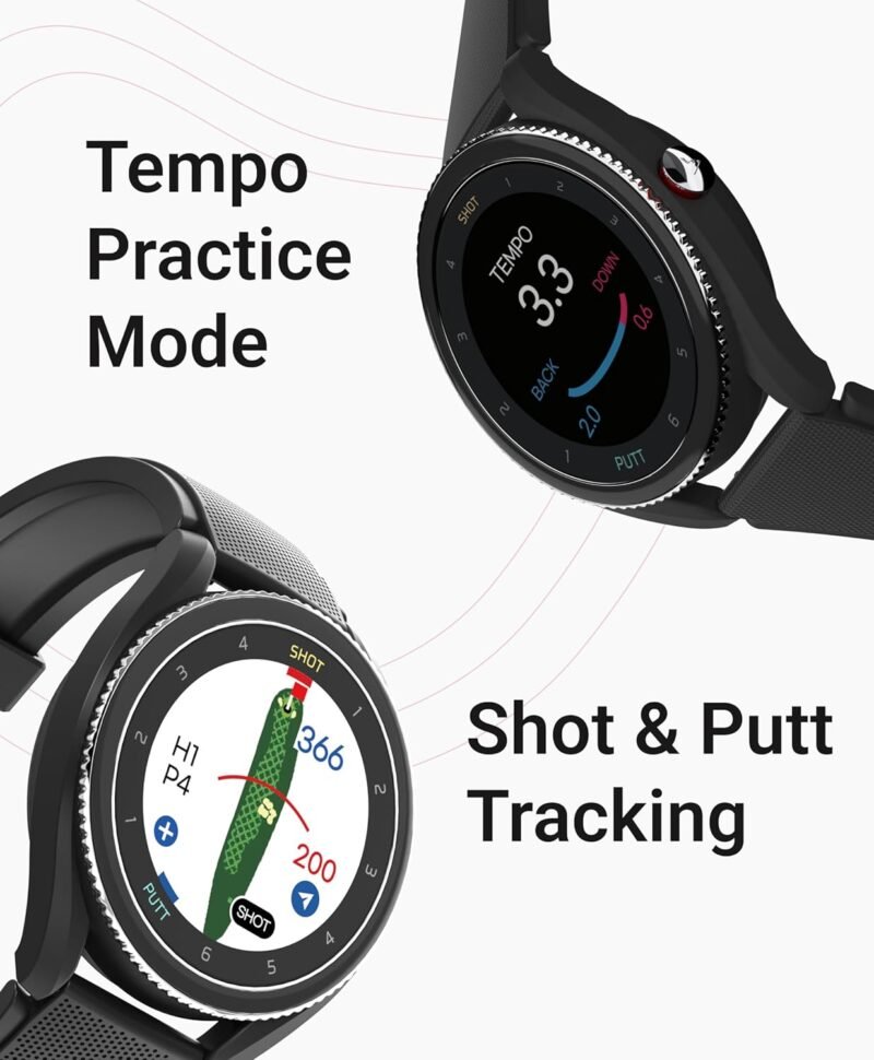 T9 BK Premium Golf GPS Watch w/Slope Mode + Free Green Undulation | Color Touchscreen | Course View | Swing Tempo | Shot & Putt Tracking | Practice Mode | 40K+ Courses V.AI 3.0 | No Fees - Image 5