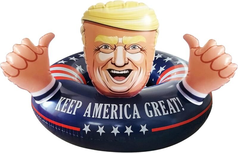 Inflatable Pool Float American Pool Float for Summer Pool Party - Fun Inflatable for Adults and Kids