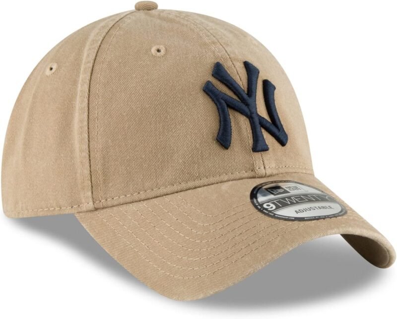 New Era MLB Khaki Core Classic 9TWENTY Adjustable Hat Cap One Size Fits All - Image 3