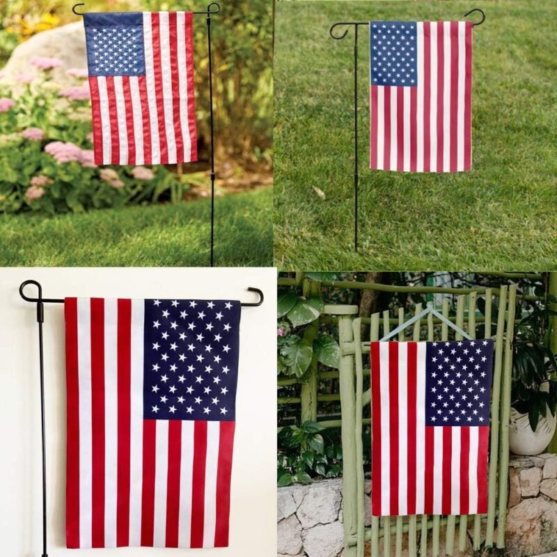 American Flag USA Garden Flag 12 x 18 - Patriotic Double Sided Small Flags for Yard - Image 8
