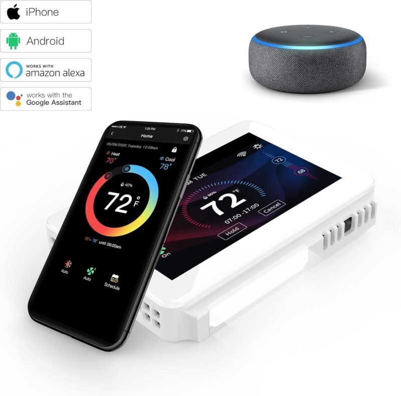Vine Wi-Fi 7day & 8 Period Programmable Smart Home Thermostat - Wi-Fi TJ-919E, Compatible with Alexa & Google Assistant - 6th Gen… - Image 3