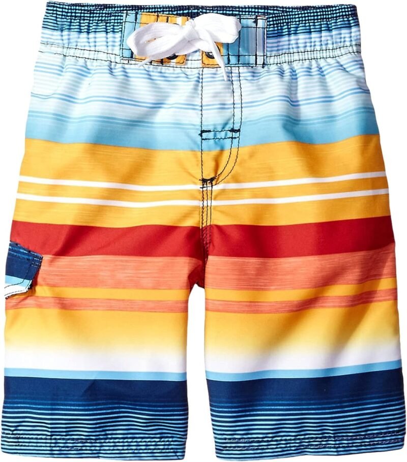 Kanu Surf Echo Boys Swim Trunks with UPF 50+ Sun Protection-Quick Dry Boys Swimsuit