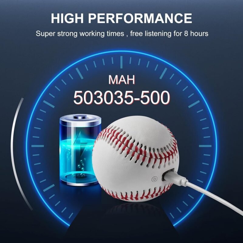 Bluetooth Speaker Baseball Glow in The Dark Speaker for Fans - Image 6