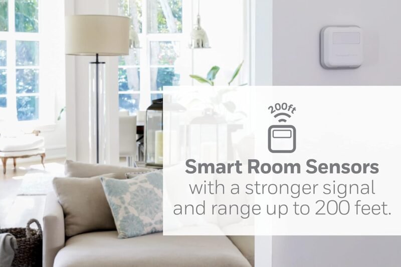 Honeywell Home T9 WiFi Smart Thermostat with 1 Smart Room Sensor, Touchscreen Display - Image 6