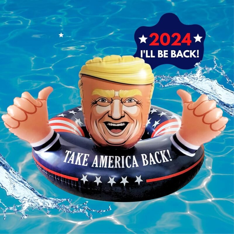 Inflatable Pool Float American Pool Float for Summer Pool Party - Fun Inflatable for Adults and Kids - Image 5