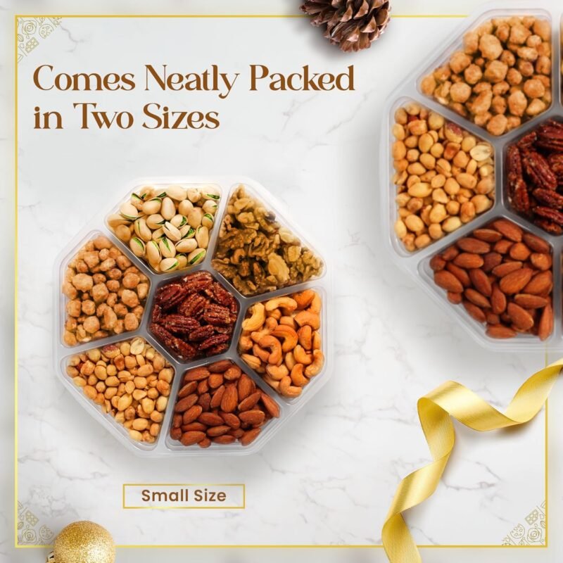 Rosie & Joy Gourmet Mixed Nuts Gift Basket | Gift Platter Includes 7 Assortments of Delicious Premium Nuts, Ideal for Day, Anniversaries & Special Occasions - Image 7