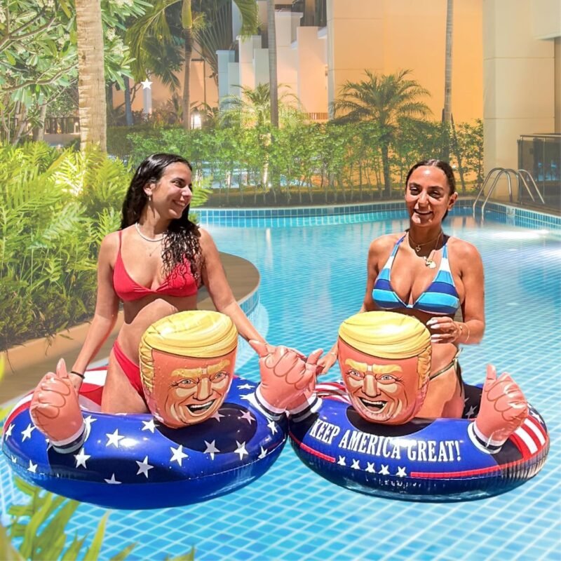 Inflatable Pool Float American Pool Float for Summer Pool Party - Fun Inflatable for Adults and Kids - Image 3