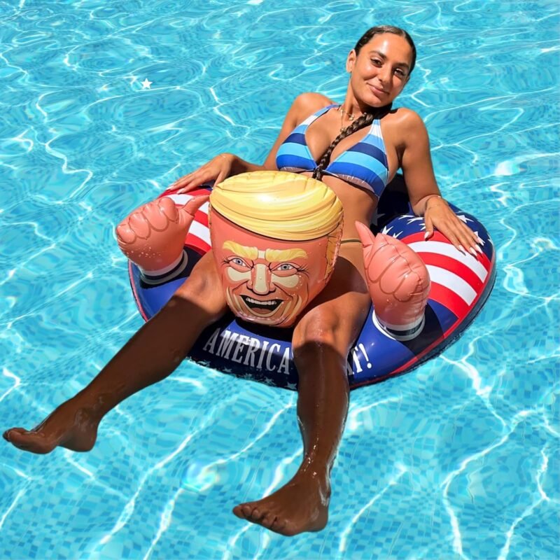 Inflatable Pool Float American Pool Float for Summer Pool Party - Fun Inflatable for Adults and Kids - Image 4
