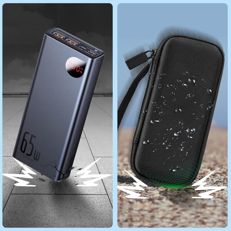 co2CREA Hard Case Replacement for Baseus Power Bank 65W 20000mAh Laptop Portable Charger Fast Charging Battery Pack - Image 3