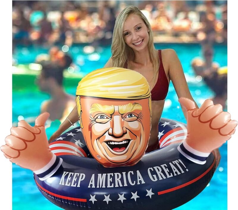 Inflatable Pool Float American Pool Float for Summer Pool Party - Fun Inflatable for Adults and Kids - Image 8