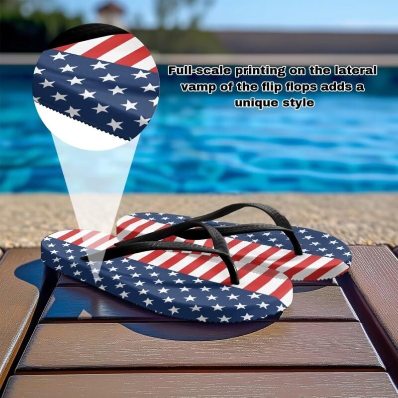 Coloranimal Flip Flops Women Thong Sandals Summer Beach Sandals for Women 2025 Beach Shoes Lightweight Comfort Ladeis Slippers Shower Shoes for Vocation - Image 3
