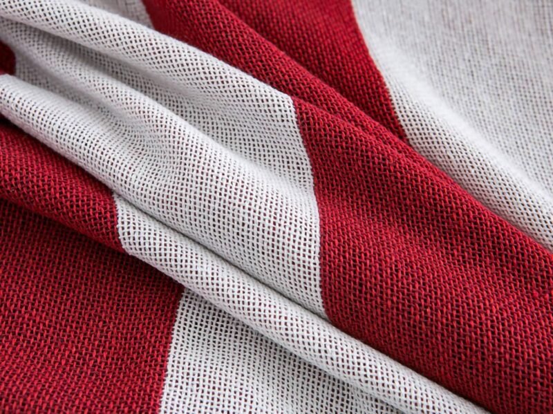 American Flag Throw Blanket Reversible Soft Woven Cotton Thick Large Tassels Rug Vintage USA Military United States Print Knit Tapestry Chair Recliner Loveseat Couch Sofa Cover (Large: 91x71) - Image 3