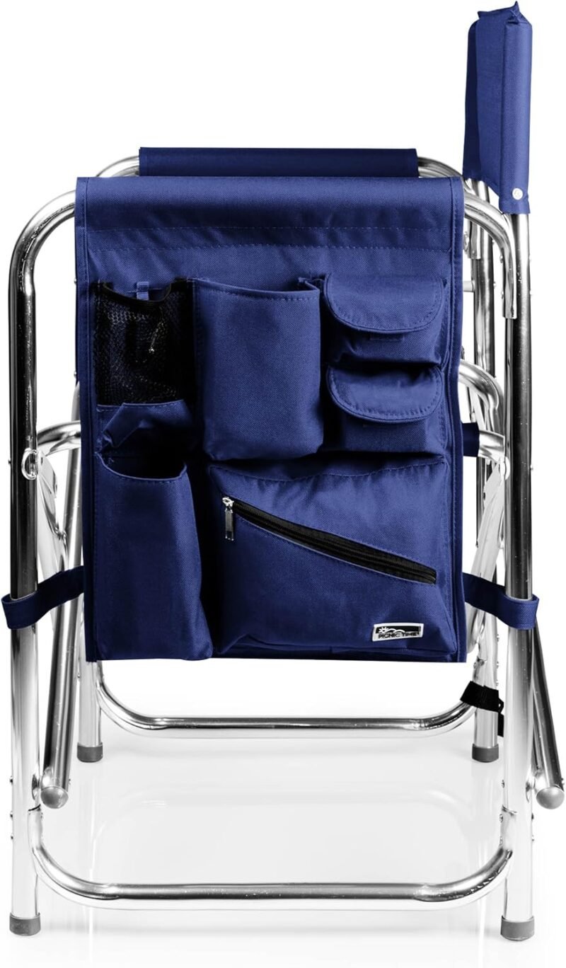 ONIVA - a Picnic Time brand - Sports Chair with Side Table, Beach Chair, Camp Chair for Adults, (Navy Blue) - Image 9