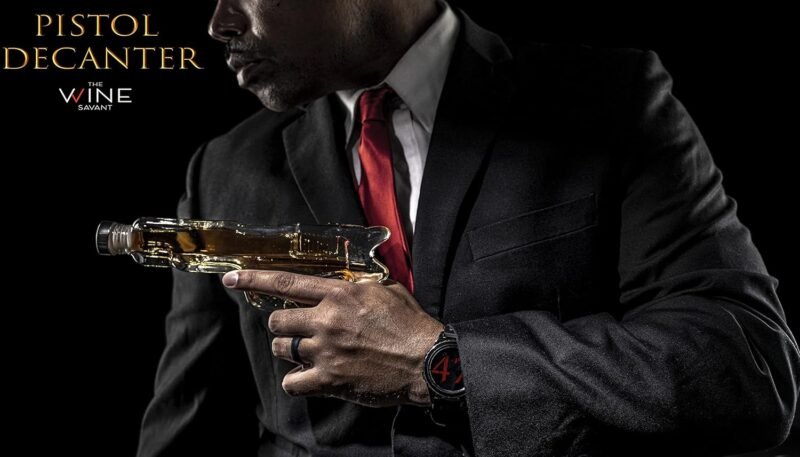 Gifts for Men Dad, 10.1 Oz Whiskey Gun Decanter Set + 2 Bullet Glasses - Unique Birthday Pistol Gift Ideas Daughter Son, Personalized Liquor Dispenser - Scotch Bourbon Vodka, Him, Brother Husband - Image 7