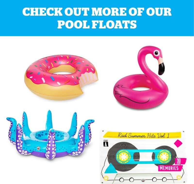 BigMouth Inc. Giant Balloon Animal Pool Float, Over 4' Wide, Fun Inflatable Floatie Tube, Blow Up Swim Ring, Outdoor Summer Pool Party Water Toy - Image 5