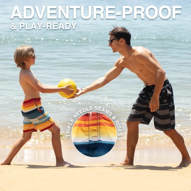Kanu Surf Echo Boys Swim Trunks with UPF 50+ Sun Protection-Quick Dry Boys Swimsuit - Image 4