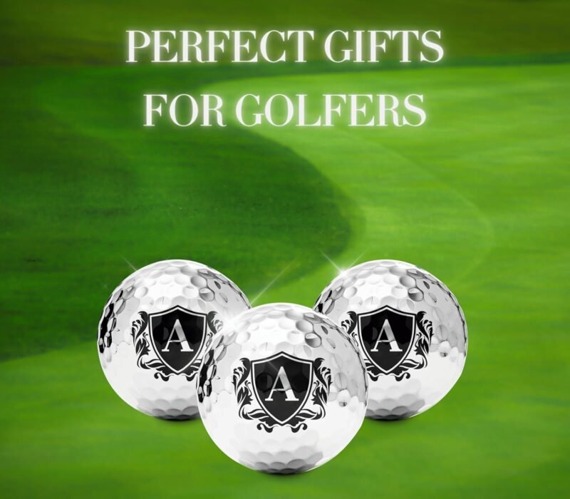 Personalized Golf Balls for Men, Unique Golf Gifts, Cool Accessories for Golfers, Golf Lovers, for Birthday and Christmas, Silver - Image 7