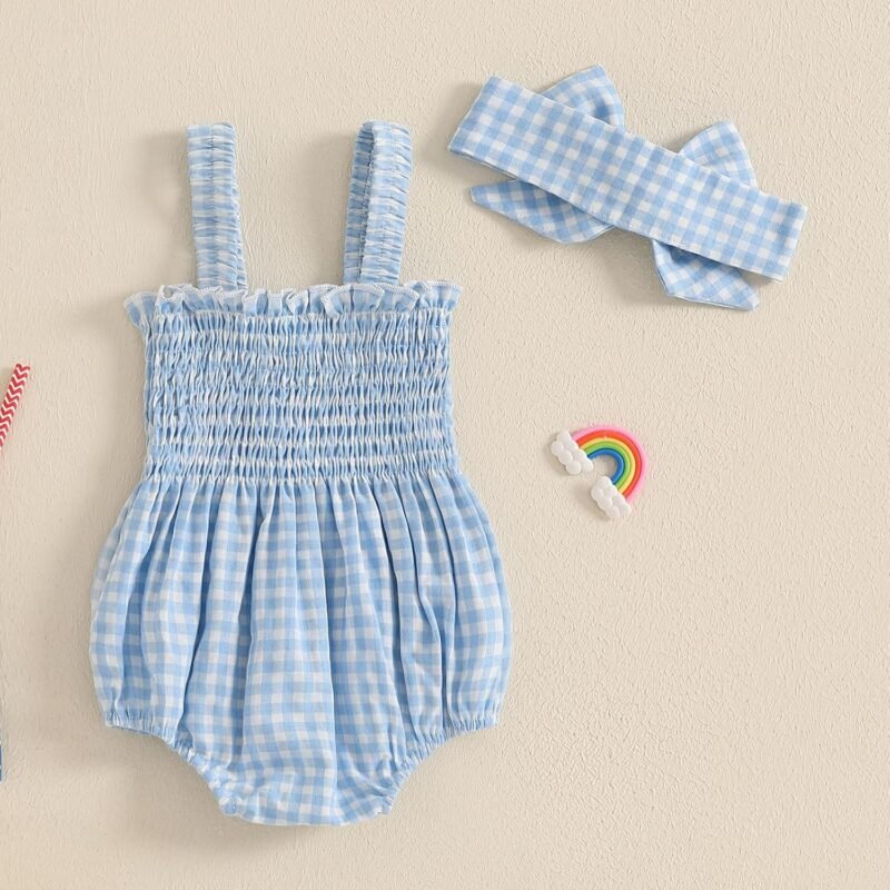 Kuriozud 4th of July Outfits Baby Girl USA Romper Fourth of July Onesie Independence Day Bodysuit Memorial Day Clothes - Image 4