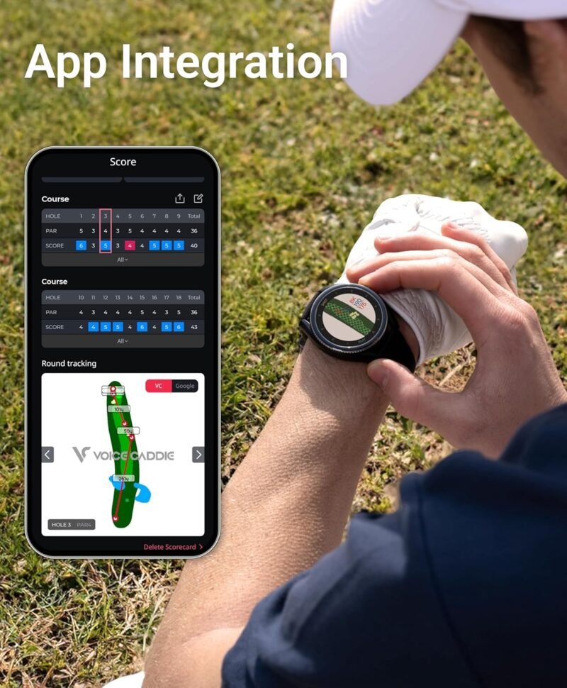 T9 BK Premium Golf GPS Watch w/Slope Mode + Free Green Undulation | Color Touchscreen | Course View | Swing Tempo | Shot & Putt Tracking | Practice Mode | 40K+ Courses V.AI 3.0 | No Fees - Image 6