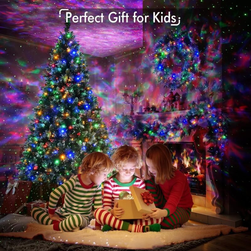 Rossetta Galaxy Projector, Star Projector for Bedroom, Night Lights for Kids Room with White Noise, Bluetooth Speaker, Timer and Remote, Room Decor, Gifts for Girls, Boys, Adults, Christmas, Birthday - Image 7