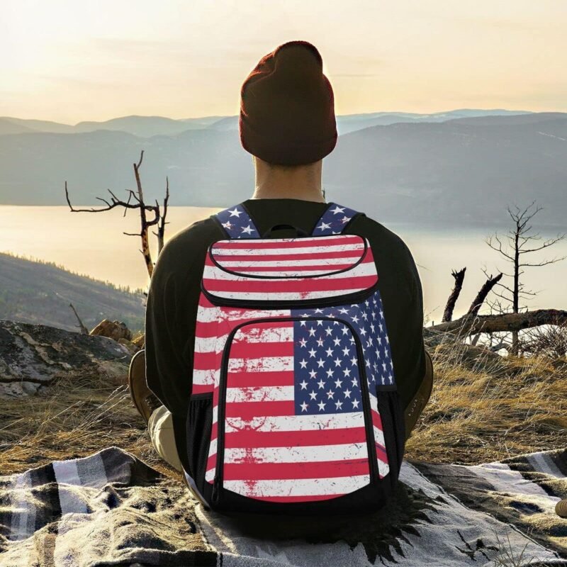 Cooler Backpack Leakproof Backpack Cooler Insulated Lunch Cooler Bag 30 Cans Camping Coolers for Beach Camping Hiking - Image 6