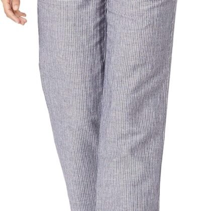 Amazon Essentials Women's Linen Blend Drawstring Relaxed Fit Wide Leg Pant (Available in Plus Size)