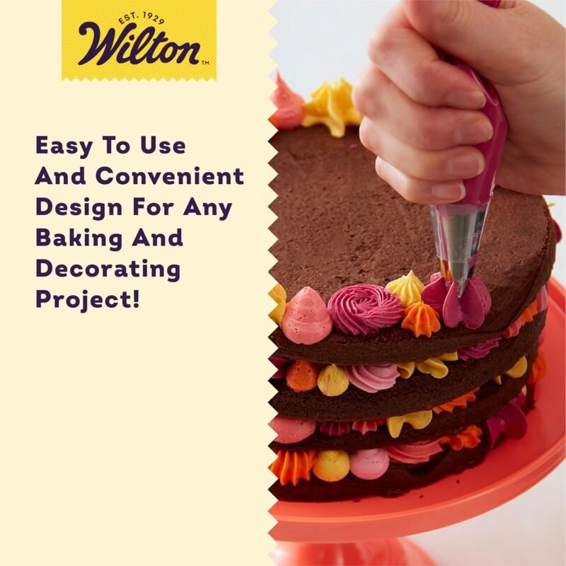 Wilton Master Cake Decorating Piping Tips Variety Set, Stainless Steel Cake & Cupcake Decorating Kit with Storage Case, 55 Piece - Image 4