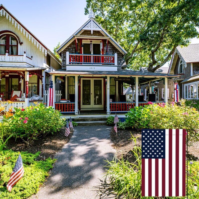 American Flag USA Garden Flag 12 x 18 - Patriotic Double Sided Small Flags for Yard - Image 3