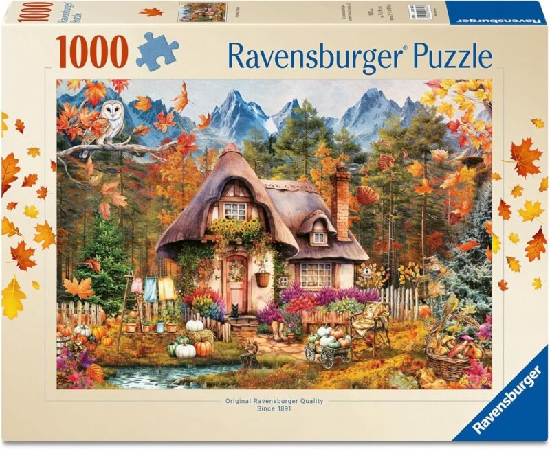 Ravensburger Pumpkin Cottage 1000 Piece Jigsaw Puzzle | Premium Quality Made in Europe | FSC Certified Materials - Image 2