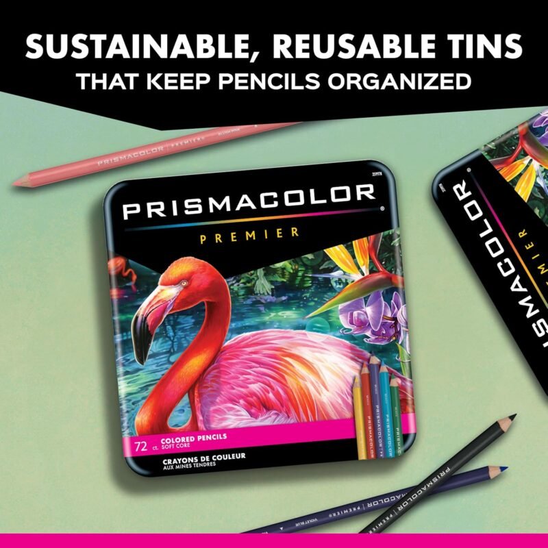 Prismacolor Premier Colored Pencils, Soft Core, Adult Coloring, 12 Pack - Image 9